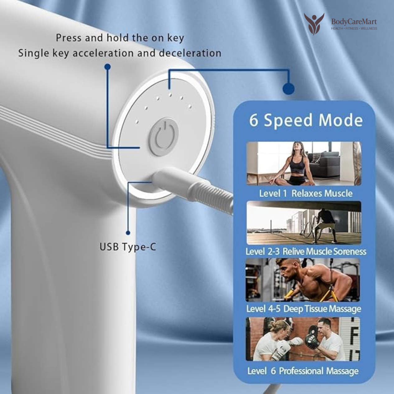 Mini Percussion Massage Gun – Deep Tissue Relief Anytime, Anywhere