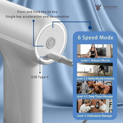 Mini Percussion Massage Gun – Deep Tissue Relief Anytime, Anywhere