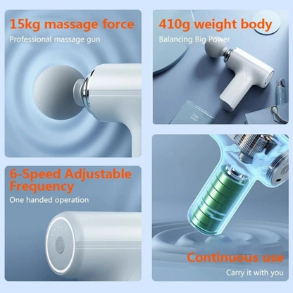 Mini Percussion Massage Gun – Deep Tissue Relief Anytime, Anywhere