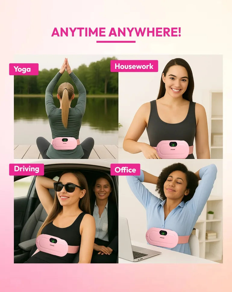 Premium Period Cramp Relief Heating & Massager Belt